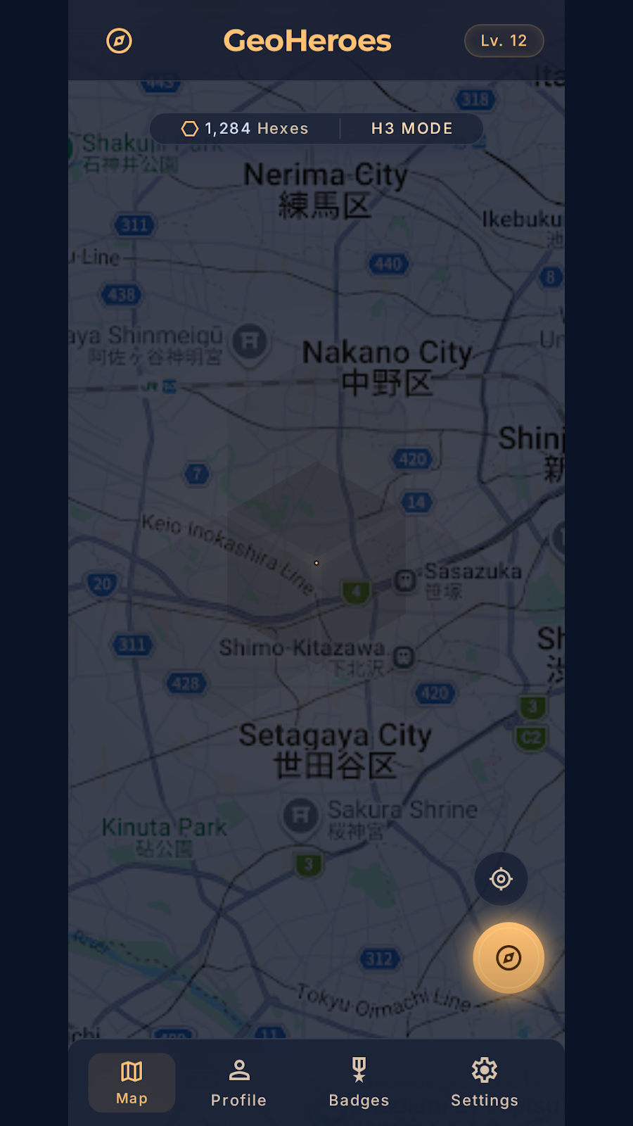 Mapa z heksami i mgłą wojny
